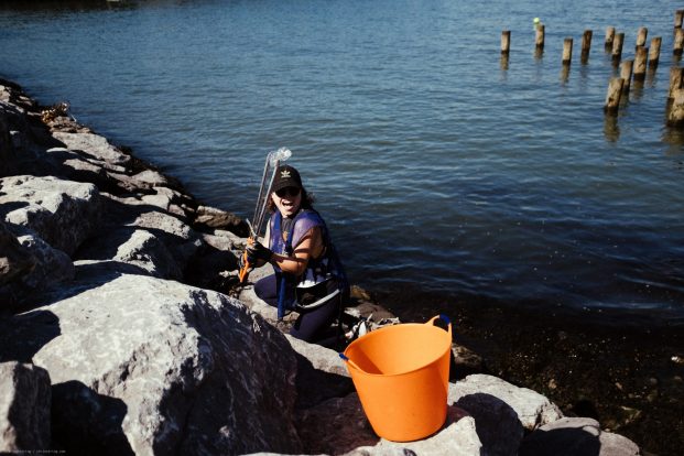 Brooklyn Bridge Cleanup